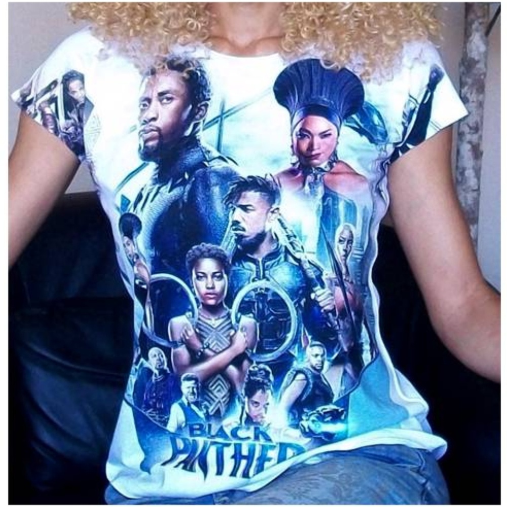 Marvel DC Comic Black Panther Movie T-Shirt - NWOT
